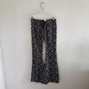 Milau flare lace up front pants